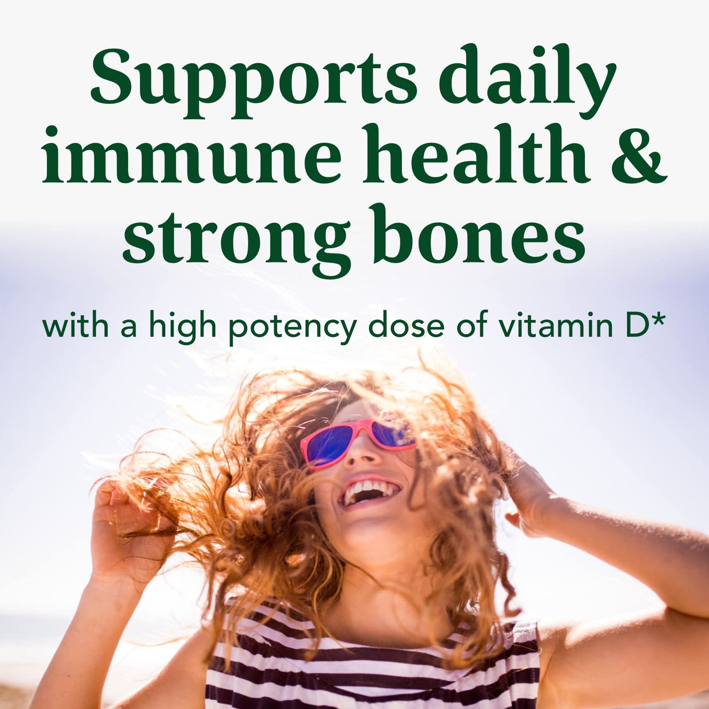 MegaFood Vitamin D3 5000 IU (125 mcg) - Immune Support Supplement - Bone Health - with Vitamin D3, Vitamin K, and Vitamin K2 - Vegetarian, Gluten-Free - Made Without 9 Food Allergens - 120 Caps