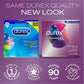 Durex Pleasure Pack Assorted Condoms, Natural Rubber Latex Condoms for Men, Regular Fit, FSA & HSA Eligible, 42 Count (Packaging may Vary)