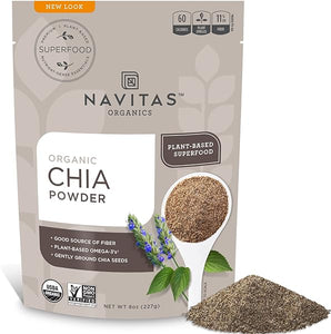 Navitas Organics Chia Seed Powder, 8oz. Bag, 19 Servings — Organic, Non-GMO, Gluten-Free in Pakistan