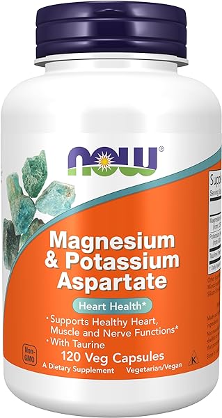 NOW Supplements, Magnesium & Potassium Aspart in Pakistan