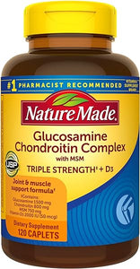 Nature Made Glucosamine Chondroitin Complex with MSM, Dietary Supplement for Joint Support, 120 Caplets, 60 Day Supply in Pakistan