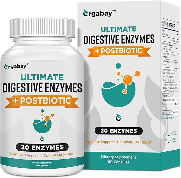 Digestive Enzymes 1000mg with Postbiotics, 20 in Pakistan