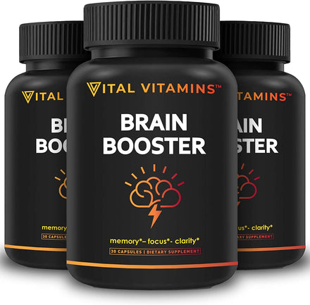 Brain booster Supplement Enhance Focus & Mind, Boost Concentration, Improve Memory