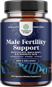Prenatal Multivitamin Male Fertility Supplement - Mens Fertility Supplement with L-Arginine D-Aspartic Acid and Maca Root Prenatal Vitamins for Enhanced Motility Volume Potency and Fertility Support in Pakistan