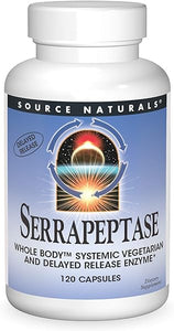 Source Naturals Serrapeptase - Delayed Release Enzyme - 120 Vegetarian Capsules in Pakistan