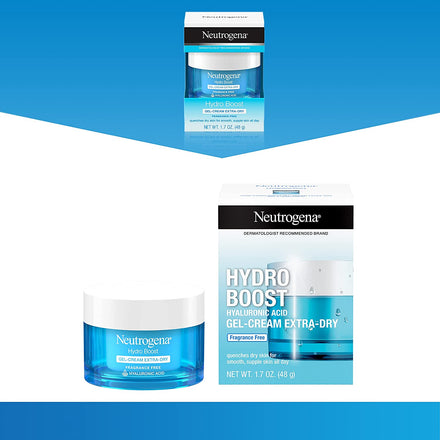 Neutrogena Hydro Boost Face Moisturizer with Hyaluronic Acid for Extra Dry Skin, Fragrance Free, Oil-Free, Face Lotion