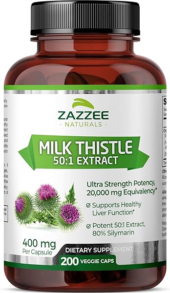 Zazzee Organic Milk Thistle 50:1 Extract, 20, in Pakistan