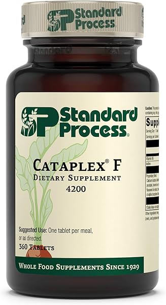 Standard Process Cataplex F - Whole Food Supplement, Thyroid Support, Metabolism, Skin Health, and Hair Health with Vitamin B6, Iodine, Flaxseed Oil - 360 Tablets in Pakistan