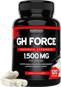 HGH Supplements for Men & Women (120 Count) 1500mg Support Muscle Growth & Healthy Levels of Human Growth Hormone for Men, Promote Healthy Muscle & Recovery For Men Post Workout Supplement - USA Made in Pakistan