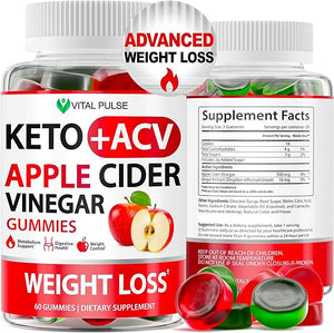 Keto ACV Gummies Advanced Weight Loss - Keto Gummies - ACV Keto Gummies Apple Cider Vinegar Supplement Work Fast Women Plus Men - Keto Gummy Bears - Cleanse - Detox - Digestion - Made in USA in Pakistan