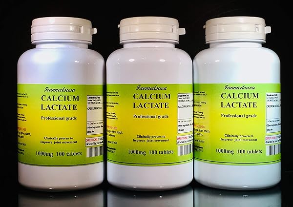 Calcium Lactate 1000mg. Made in USA -300 (3x1 in Pakistan