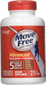 Schiff Move Free Joint Health Dietary Supplement, Advanced Glucosamine Chondroitin 170 Tablets in Pakistan