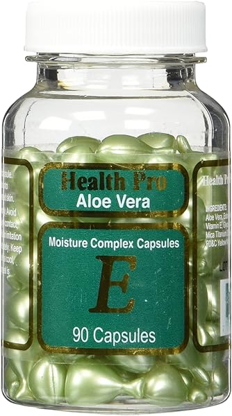 Aloe Vera & Vitamin E Skin Oil, 90 green Caps in Pakistan
