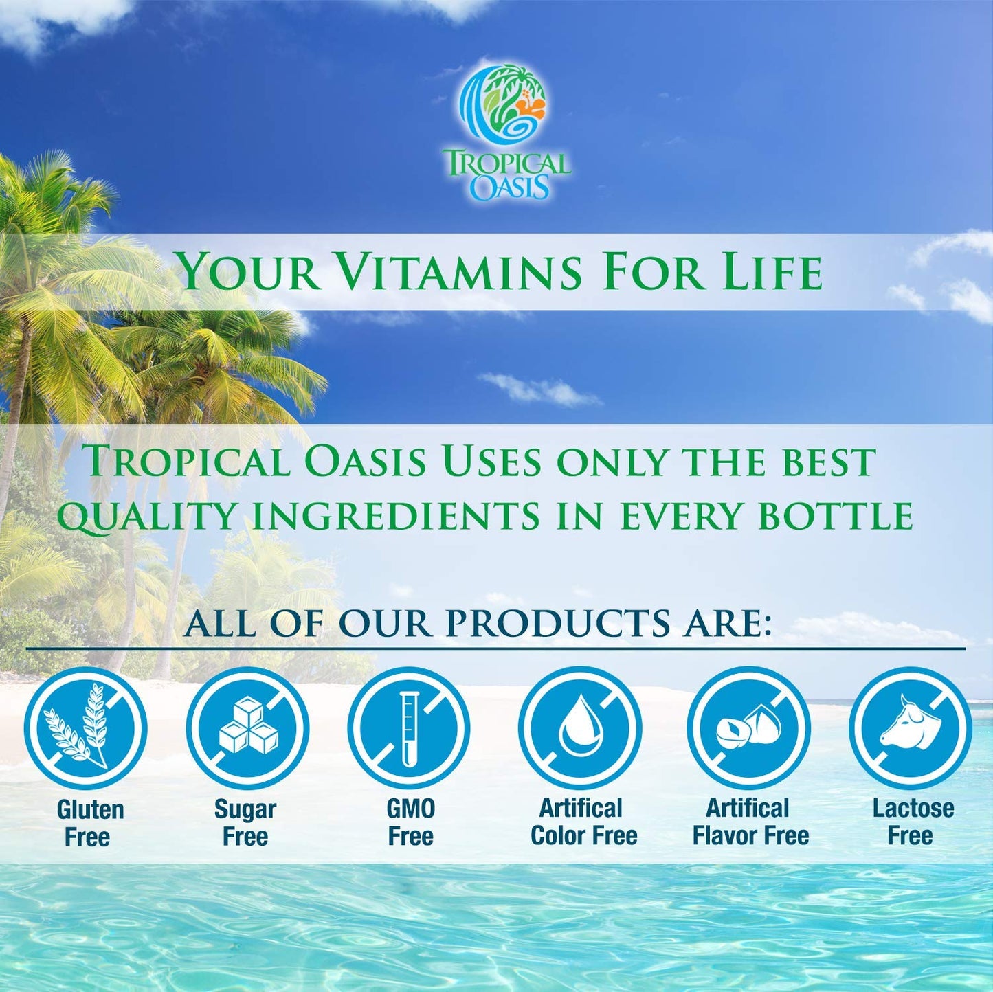 Tropical Oasis Adult Liquid Multivitamin -Liquid Multi-Vitamin Supplement in Pakistan