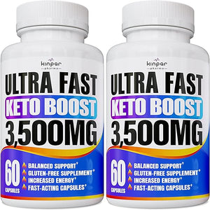 Complete Keto Pills - Keto Fast Exogenous Ketones Supplement for Improved Focus and Stamina - Advanced Weight Management, Energy, and Appetite Support - American Quality - 120 Capsules - Pack of 2 in Pakistan