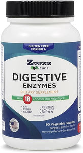 Digestive Enzymes - with Amylase, Bromelain, Protease, Lipase, & 14 Other Enzymes - 90 Capsules in Pakistan