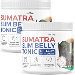 Sumatra Slim Belly Tonic Powder, Sumatra Slim Body Tonic Reviews, Sumatra Powder, Sumatra Slim Tonic Maximum Strength Dietary Supplement with BCAA, Vitamin B6, L-Glutamine (2 Pack) in Pakistan