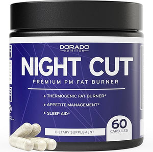 Night Time Fat Burner Pills - Thermogenic Weight Loss & Sleep Support - Appetite Suppressant, Metabolism Booster, Weight Loss Diet Pills - Grains of Paradise - Melatonin - Non-GMO & Vegan Capsules in Pakistan