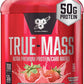 BSN MASS Muscle Mass Gainer Protein Powder, Strawberry Milkshake