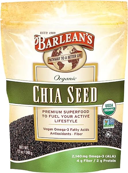 Barlean's Organic Chia Seeds with 2,140 mg Om in Pakistan