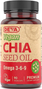 Deva Vegan Chia Seed Oil – 1000 mg 90 Vcap in Pakistan