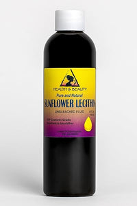 Lecithin Sunflower Unbleached Fluid Liquid Emulsifier Emollient Stabilizer Pure 4 oz in Pakistan