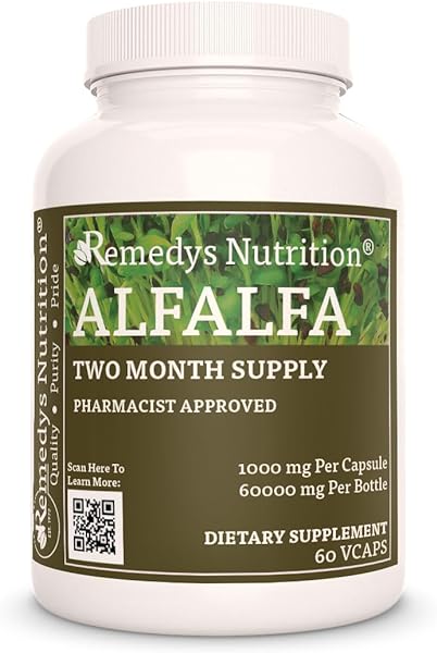 Alfalfa Extract Powder 1,000mg Vegan Capsules in Pakistan