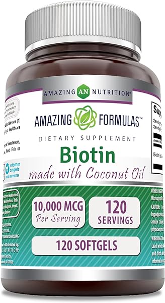 Amazing Formulas Biotin 10000mcg with Extra V in Pakistan