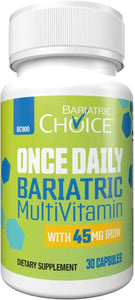 Bariatric Choice Once Daily Bariatric Multivitamin Capsule with 45 mg of Iron (90ct)