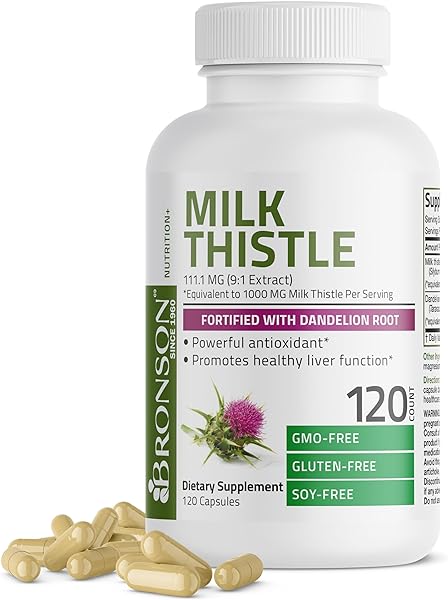Bronson Milk Thistle Silymarin Marianum & Dan in Pakistan