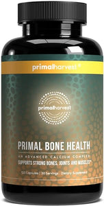 Calcium Carbonate Bone Health Complex by Primal Harvest for Men and Women with Calcium, Magnesium, Zinc, Manganese, Potassium, and L-Carnitine in Pakistan