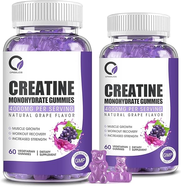 2 Pack) Creatine Monohydrate Gummy for Men & in Pakistan