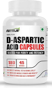 D-Aspartic Acid Capsules- 180 Capsules in Pakistan