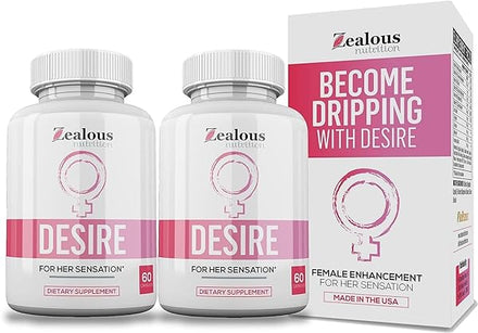 Desire Dong Quai Female Libido Enhancement Supplement – 14X Intimacy Booster for Women - Boosts Passion, Performance, Energy, & Arousal w/ Epimedium, & Maca Root For Hormone Support - 2 Month Supply in Pakistan