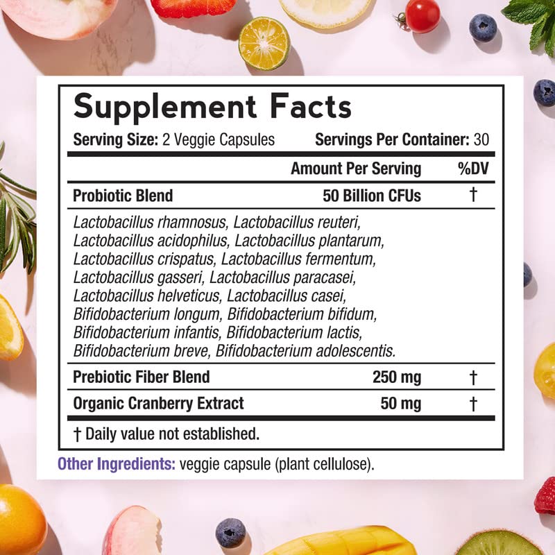 Doctor's Recipes Women’s Probiotic, 60 Caps 50 Billion CFU 16 Strains Supplement in Pakistan