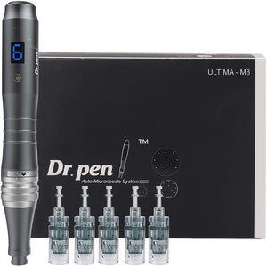 Dr. Pen Ultima M8 Microneedling Pen Professional Wireless Derma Auto Pen Kit for Face Body