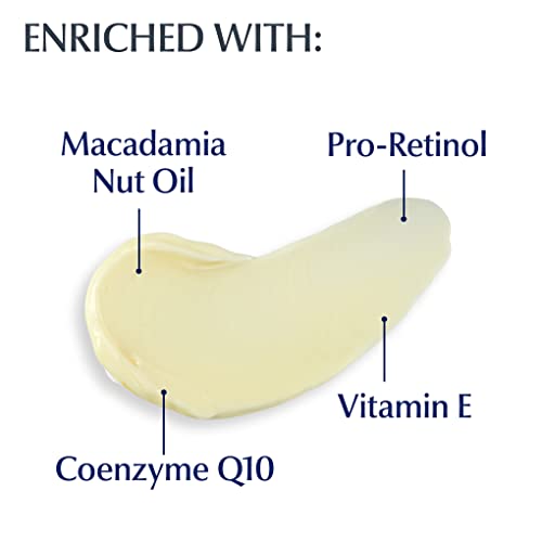 Eucerin Q10 Anti-Wrinkle Night Cream + Pro-Retinol, Facial Cream for Sensitive Skin, 1.7 Oz Jar