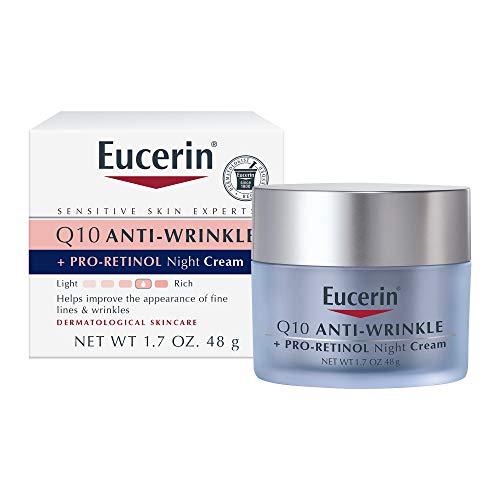 Eucerin Q10 Anti-Wrinkle Night Cream + Pro-Retinol, Facial Cream for Sensitive Skin, 1.7 Oz Jar in Pakistan Eucerin Q10 Anti-Wrinkle Night Cream + Pro-Retinol, Facial Cream for Sensitive Skin, 1.7 Oz Jar in Pakistan