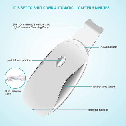 Facial Scrubber Spatula Blackhead Remover Pore Cleaner Beauty Lifting Tool