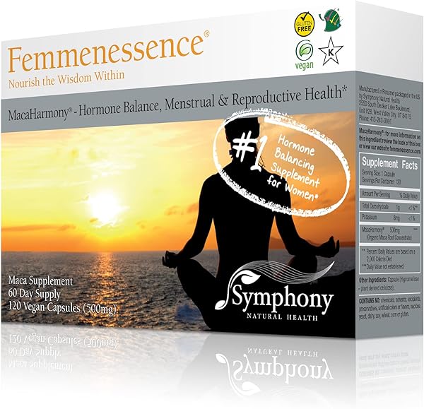 Femmenessence MacaHarmony – Scientifically Proven to Support Hormone Balance for Women, Regular Menstrual Cycle, PMS, Acne, Healthy Skin, Fertility, 120 Natural Organic Maca Capsules, 60-Day Supply in Pakistan in Pakistan Femmenessence MacaHarmony – Scientifically Proven to Support Hormone Balance for Women, Regular Menstrual Cycle, PMS, Acne, Healthy Skin, Fertility, 120 Natural Organic Maca Capsules, 60-Day Supply in Pakistan in Pakistan