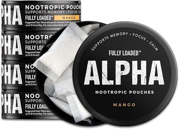 Fully Loaded Alpha Nootropic Pouches (Mango), in Pakistan