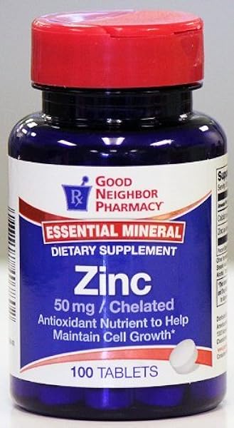GNP Essential Mineral Zinc 50mg 100 Tablets D in Pakistan