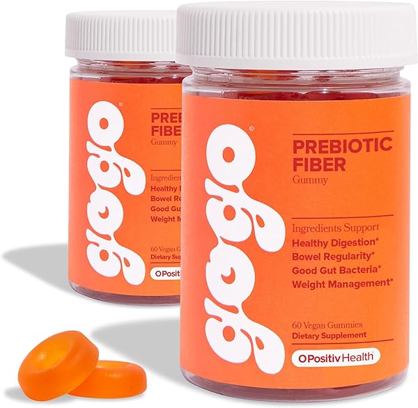 GOGO Fiber Gummies for Adults, 60 Count (Pack in Pakistan