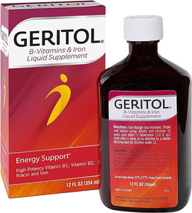 Geritol B-Vitamins and Iron Liquid Supplement, 12-Ounce, 2 Count in Pakistan