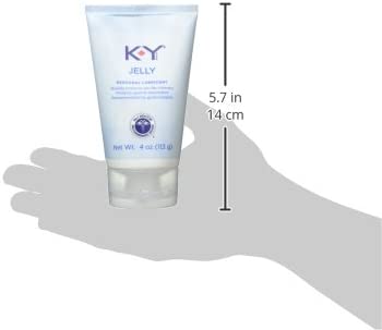 K-Y Jelly Personal Lubricant, Body-Friendly Water-Based Formula, Safe for Anal Sex, Safe to Use with Latex Condoms. Glide into a Wetter, Better Experience Every Day. For Men, Women, Couples, 4 FL OZ
