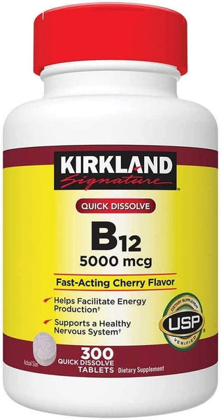 Kirkland Signature Expect More Quick Dissolve B-12 5000 mcg, 300 Tablets in Pakistan Kirkland Signature Expect More Quick Dissolve B-12 5000 mcg, 300 Tablets in Pakistan