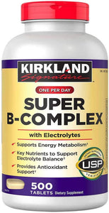 Kirkland Signature Super B-Complex with Electrolytes Multivitamin Supplement