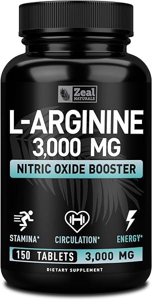L Arginine 3000mg Capsules (150 Tablets | 100 in Pakistan