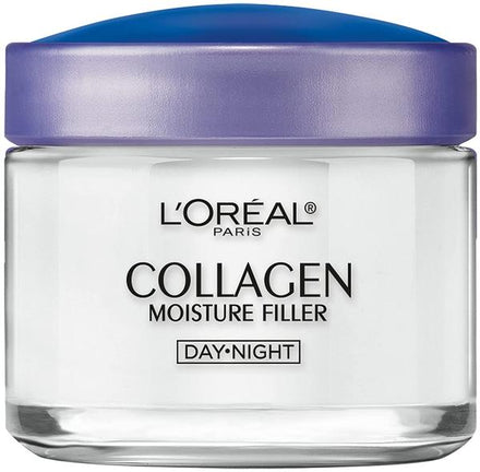 L'Oreal Paris Collagen Face Moisturizer, Day and Night Cream, Anti-Aging, face, Neck and Chest Cream for wrinkle
