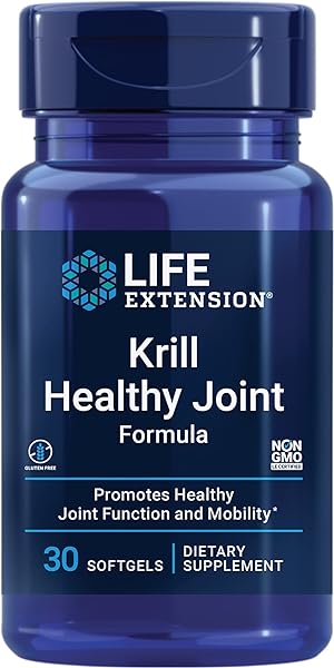 Life Extension Krill Healthy Joint Formula - Deep Sea Antarctic Krill Oil Supplement with Hyaluronic Acid & Astaxanthin - Joint Comfort, Motion Support & Inflammation Health - Non-GMO - 30 Softgels in Pakistan in Pakistan Life Extension Krill Healthy Joint Formula - Deep Sea Antarctic Krill Oil Supplement with Hyaluronic Acid & Astaxanthin - Joint Comfort, Motion Support & Inflammation Health - Non-GMO - 30 Softgels in Pakistan in Pakistan